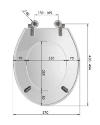 MKW MKW Euro Lux toilet seat with lid white – A800-0201
