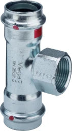 VIEGA Viega T-Stück mit SC Prestabo 1117.2 in 54mm x Rp1 x 54mm Stahl verzinkt – 704 704