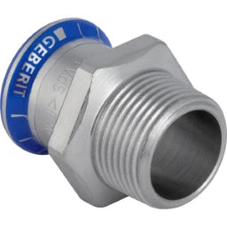 GEBERIT GE Mapress Stainless Steel Transition d15mm x R3/4 – 31714