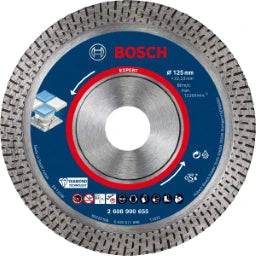 BOSCH POWER TOOLS EXPERT HardCeramic Diamond Cutting Discs, 125 x 22.23 x 1.4 x 10 mm – 2 608 900 655