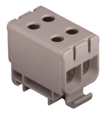 POLLMANN Universalklemme AL/CU 2-fach grau 4 Klemmstellen 6 - 50mm² – 2090201