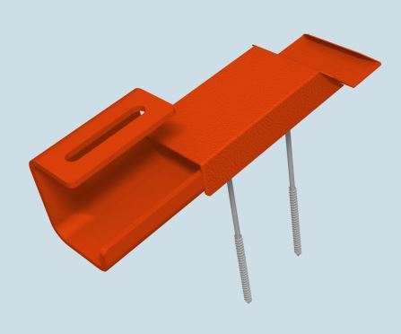 PREFA Solarhalter mit Abdeckkappe, 636070 13 Na
turblank SALE