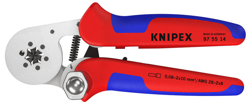 Crimping pliers for wire ferrules, self-adjusting, 0.08-10mm² – 97 55 14