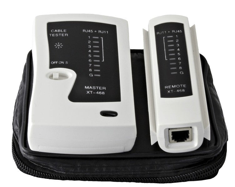 Network tester for data and telephony RJ45 + RJ11 – 236790