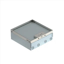 OBO Bodentank komplett zwei 2fach VDE-Steckd ose Edelstahl, rostfrei A2 1.4301  – 7427308