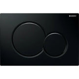 GEBERIT GE Sigma01 Flush Plate, dual-flush black, round – 115.770.DW.5
