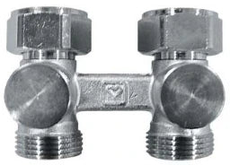 HERZ Herz-3000-Anschlussteil-Zweirohr Fig.3766(01) DF G3/4"   – 1376601