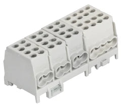 POLLMANN Hauptleitungs Abzweigklemme 4polig 4 Ein 2x25², 3 Aus 2x16², 1 Aus 6x16mm²   – 2080435