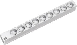 BACHMANN Steckdosenleiste 19" 1HE 9-fach 2,0m Zuleitung  – 333.401