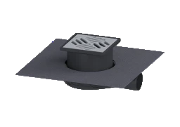 KESSEL KESSEL floor drain The Ultraflat 54 DN 50, WaD, slotted grate – 44750.20M