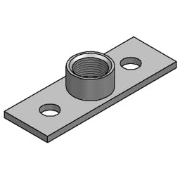 MEFA Base Plate Type V, Connection 3/4" Plate 120x40x5 mm – 0590587