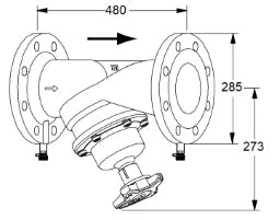 TA TA-STAF* Regulating Valve No. 52186092 PN16 DN 150 – 52 186-092