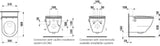 LAUFEN Laufen Navia Shower Toilet Cleanet washdown, rimless, white LCC – H8206014000001
