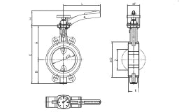EBRO Ebro Heating Butterfly Valve Zo11 DN125 EPDM Liner – 3029AT/10/16/125_L