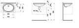 LAUFEN Laufen Birova Undermount Basin 49.5x35.5 cm white - H8111910000001