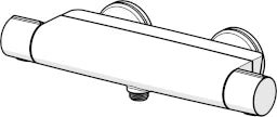 HANSA Hansa Shower mixer HANSAOPTIMA 6514 chrome – 6514 0201
