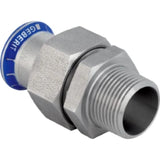 GEBERIT GE Mapress ES Transition Screw Connection with UeWM Made of Stainless Steel d15mm x R1/2 – 35360