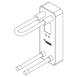 REHAU REHAU Mounting block for valve radiators with RAUTITAN stabil 16.2 x 2.6 – 12348031900