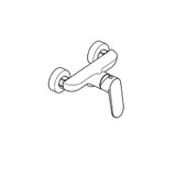 KLUDI Kludi X1 Brause-Einhandmischer eigensicher chrom  – 328310575