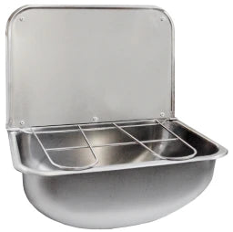 KWC AUSTRIA KWC Wall-mounted sink 436x190x339mm stainless steel, silk matt, without tap ledge, without overflow – 2000100353