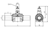 ALIAXIS FRIALOC PE Isolation Valve DN 110 with Plastic-Optimized Shut-off Mechanism – 616294
