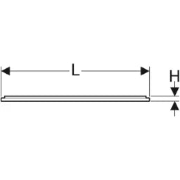 GEBERIT GE Installationsrahmen Setaplano B90 x L90cm, 4 Fuesse  – 154.470.00.1