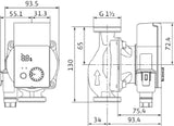 WILO Wilo Yonos PICO plus 25/1-4-130 Glandless High-Efficiency Pump, G11/2, 15W – 4215503