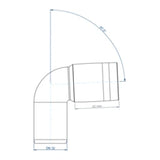 POLOPLAST PO Bogen POLO-KAL XS DN 32/87Grad  – 102104