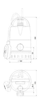 GRUNDFOS Grundfos Cellar Drainage Pump CC5A1 220V with Float Switch – 96280966