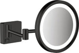 HANSGROHE HG AddStoris Shaving Mirror with LED Light Matt Black – 41790670
