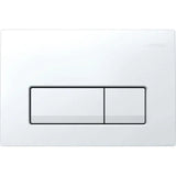 GEBERIT GE Delta50 Dual-Flush Actuator Plate, plastic white, square – 115.105.11.5