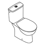 GROHE Grohe Bau Ceramic close-coupled WC set alpine white – 39 346 000