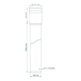 POLOPLAST PO Steckmuffenrohr POLO-KAL XS DN 32/1500  – 102004