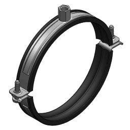 MEFA Ventilation Clamp Doppio 20x1.5, DN 150 M8/M10 TPE – 0449150