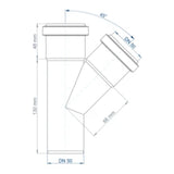 POLOPLAST PO Branch POLO-KAL NG DN 50/50/45Degree – 02215