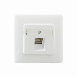 RUTENBECK Surface Mount Box 1-gang Cat6a iso FLEX (with cover) polar white – 136112030