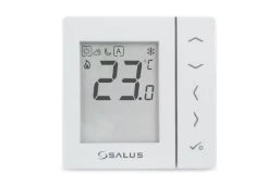 SALUS Digital Room Thermostat Flush-Mounted White, 230V with 3 A Switching Current – 112645