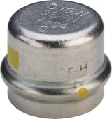 VIEGA Viega Verschlusskappe SC Sanpress Inox G 0256 für Gas in 28mm Edelstahl   – 487 263