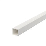 OBO Wall and Ceiling Trunking with Base Perforation 20x20x2000 Polyvinyl Chloride Pure White RAL – 6191037