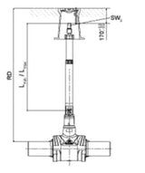 ALIAXIS FRIALOC Installation Set FBS Steel H 1.2m-1.8m DN 90-180 Socket Coupler with KlickFix – 616310
