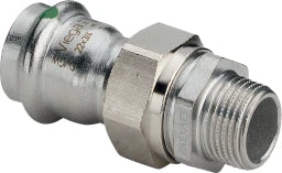 VIEGA Viega Union with SC Sanpress Inox 2365 in 22mm x R1 Stainless Steel – 438 319