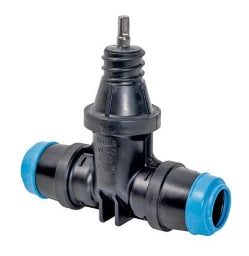 HAWLE Hawle HA-Gate Valve Fig.2630, DN20/25mm PN16 with ISO Pipe Socket, PE/PE POM – 5033533