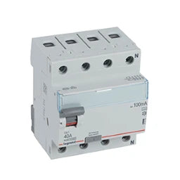 LEGRAND FI-Schalter Typ A  10kA 40A/4pol/100mA   – 411775