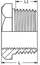 NORDS Nords Bushing R-211 1"x1/2" Mat. 1.4404 / 316L – 11-0211-12