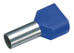 CIMCO Zwillingsaderendhülse 2 x 2,5 mm² x 10 m m, blau  – 187709