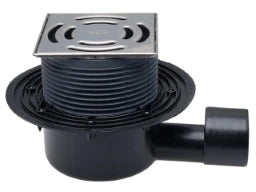HUTTERER & LECHNER HL5100 Bodenablauf DN50/75/ waagrecht 145x145mm Klick-Klack/138x138mm   – HL5100