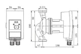 WILO Wilo Glandless High-Efficiency Pump Yonos MAXO plus 25/0.5-12 PN6/10, 200W – 2120602