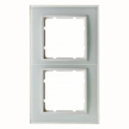 BERKER B.7 Frame 2-gang glass polar white – 10126909