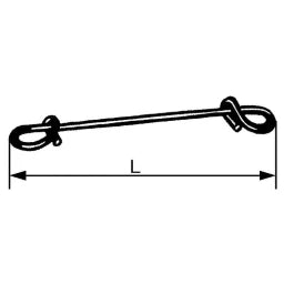 REHAU REHAU Mattenbinder Gesamtlänge 100 mm  – 12563441007