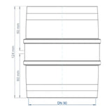 Poloplast PO double socket POLO-KAL XS DN 90 – 102307